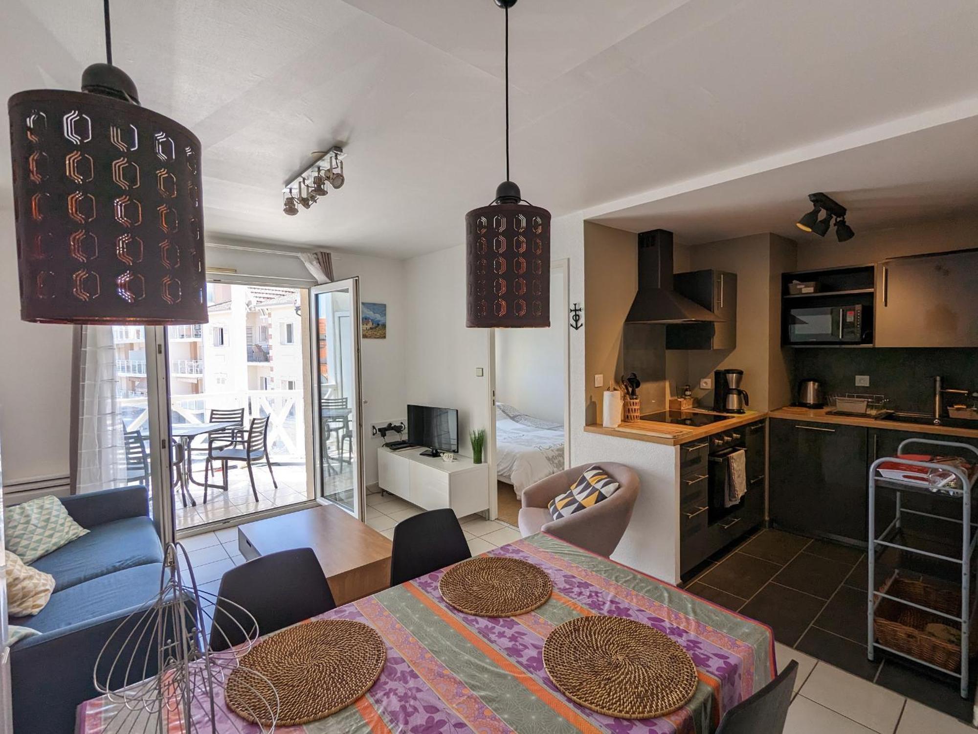Arcachon Centre : Charmant T2 Avec Loggia, Parking Securise Et Proche Plage - Fr-1-420-61 المظهر الخارجي الصورة
